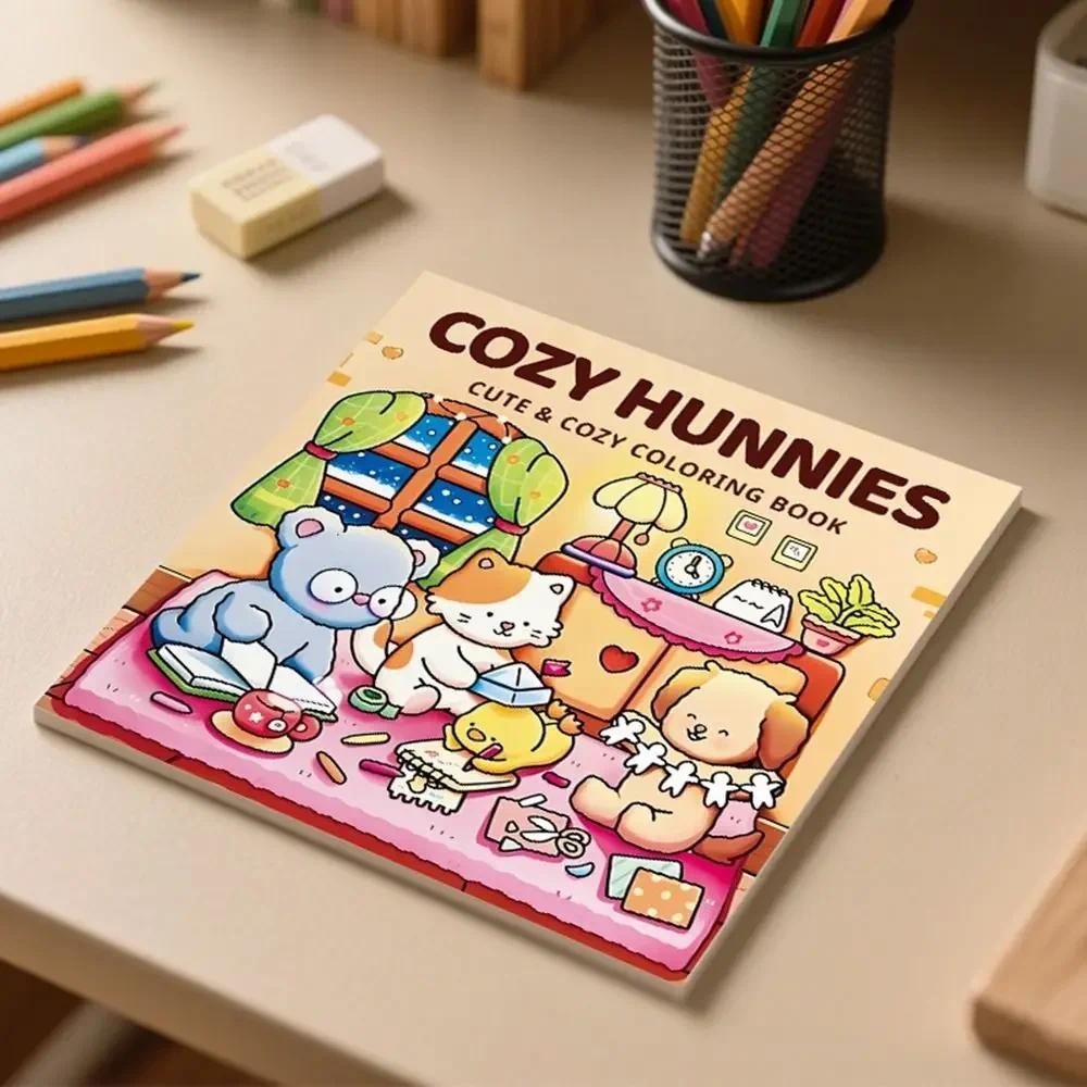 

Creative Cartoon Coloring Book Stress Relief Educational Graffiti Painting Book Painting Gift Paperback for Adults And Teens