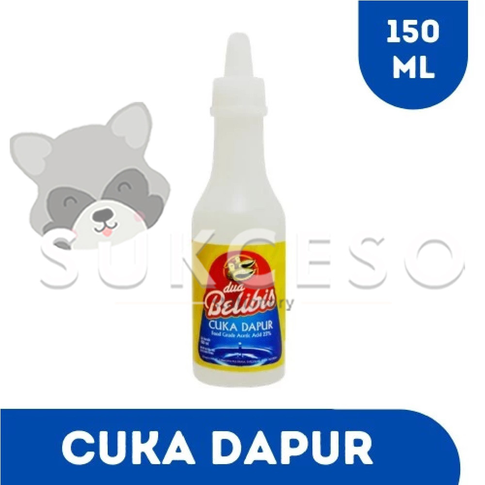 

DUA BELIBIS Cuka Dapur 150ml Kemasan Botol