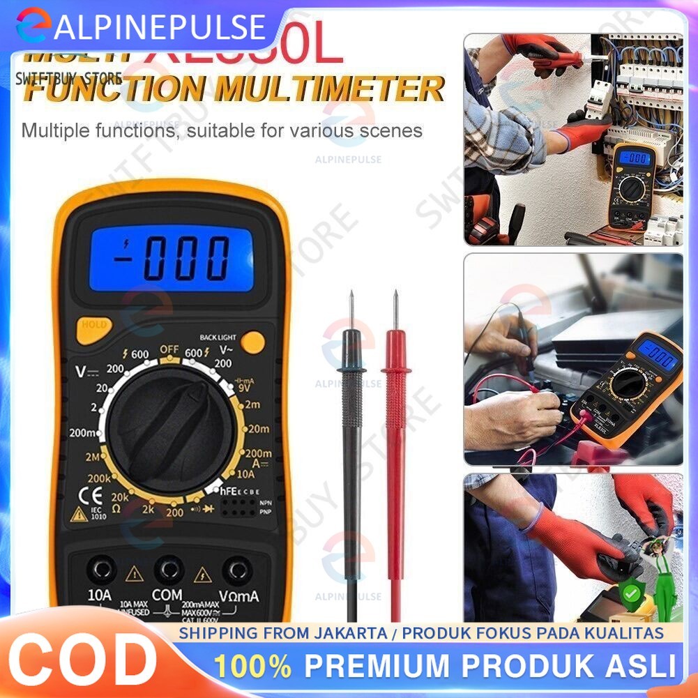 MINI Digital Multimeter AC/DC Voltage Tester - XL830L Multitester ORIGINAL  LCD Digital Multitester 