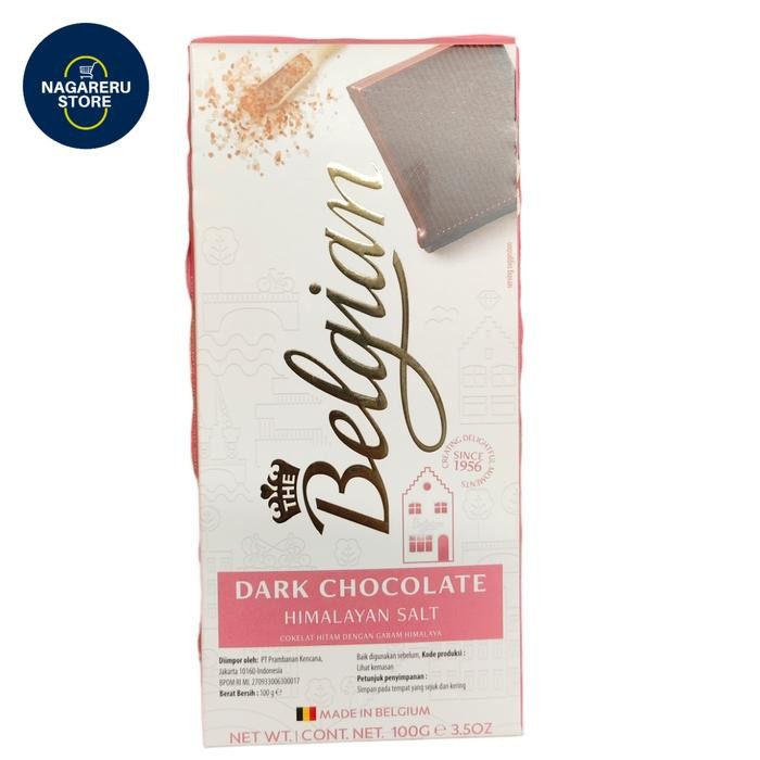 

Belgian dark chocolate himalayan salt 100gr
