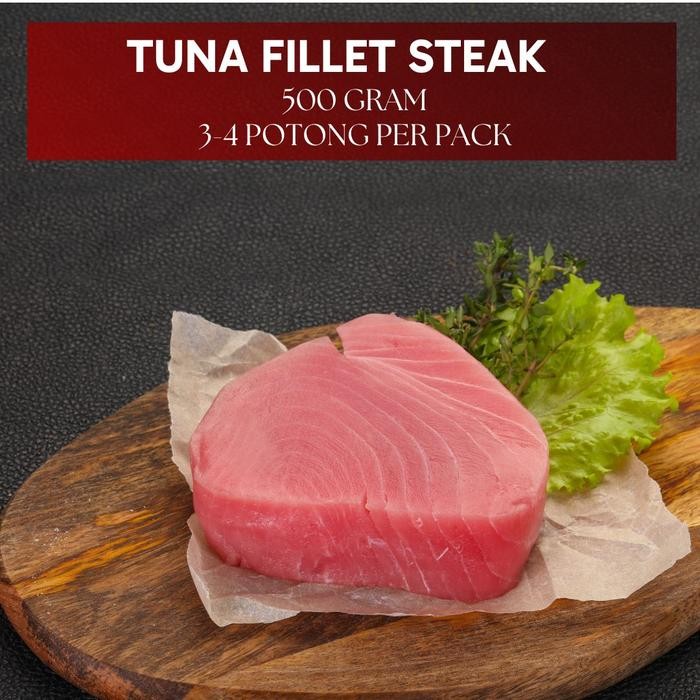

Ikan Tuna Steak Fresh Tuna Fish 500 Gram