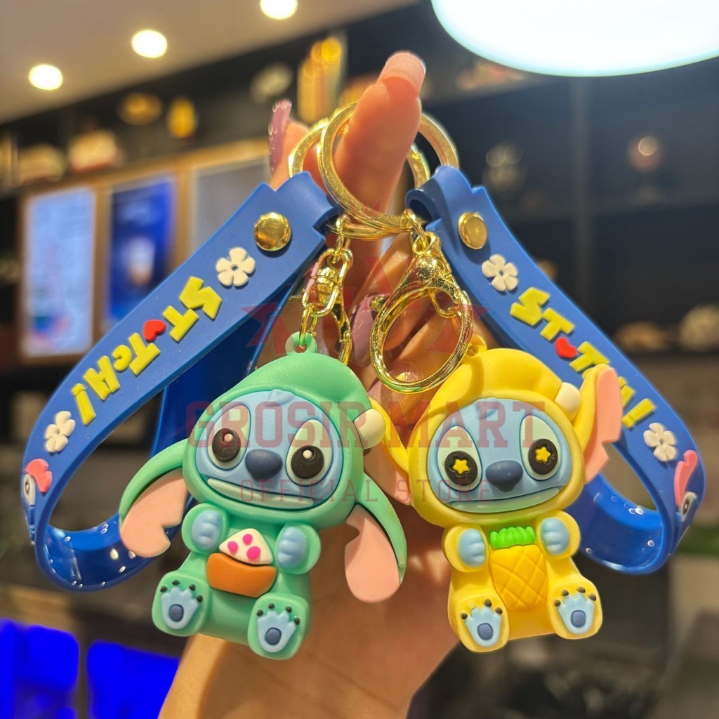 GM Gantungan Kunci Stitch / Ganci Stitch  / Ganci Boneka Stitch / Gantungan Kunci Boneka Stitch  / K
