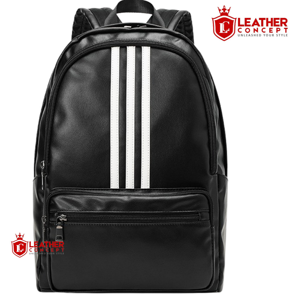 Tas Ransel Kulit Ransel Backpack Kulit Pria Ransel Kuliah Sekolah Kerja WOLVERINE