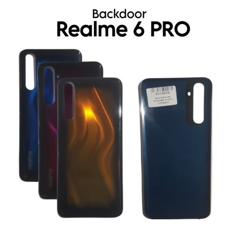 Ori Backdoor ONLY Realme 6 Pro / RMX2061 / RMX2063 - Penutup Tutup Baterai Casing Belakang Backcase 