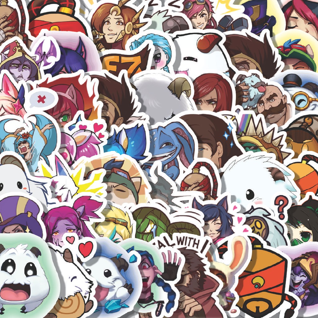 

Stiker Cutting Pack Stiker Kartun League Of Legends v2 Isi 100Pcs Series Aesthetic Lucu Keren Untuk Koper Bahan Vynil