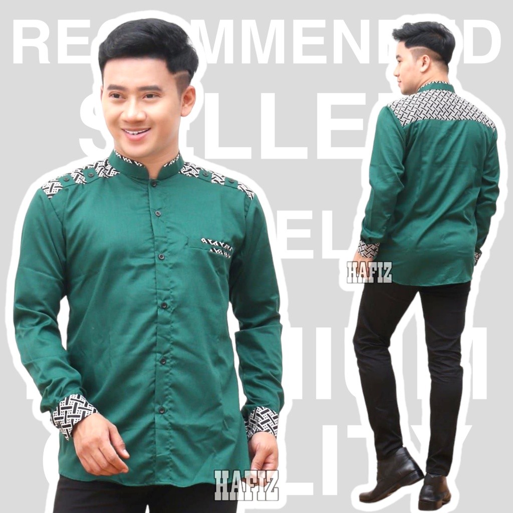 Koko Hafiz Dewasa / Koko Hafiz Toyobo / Koko Hafizh / Baju Koko Pria Dewasa / Koko Syubbanul Muslimi