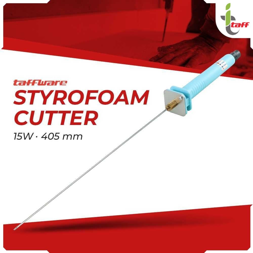 

Taffware Pemotong Busa Polystyrene Styrofoam Cutter 15W 405mm - CT25