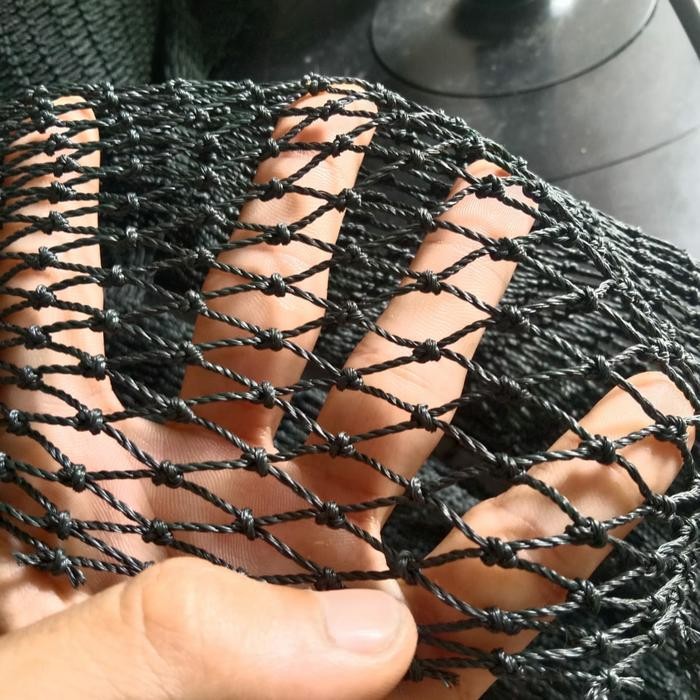 Jaring keramba ikan 1inch, bahan jaring PE ukuran bisa Custom