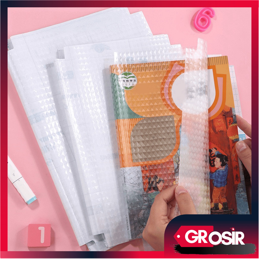 

Grosir - S6665 Sampul Buku Sekolah / Sampul Buku Tahan Air / Sampul Buku Plastik / Cover Buku Anti Air / Film Pelindung Buku