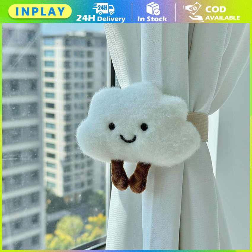 Tali Gorden Hias Awan Imut Lucu / Pengikat Gorden Bentuk Awan Lucu / Pengikat Tirai Aesthetic untuk 