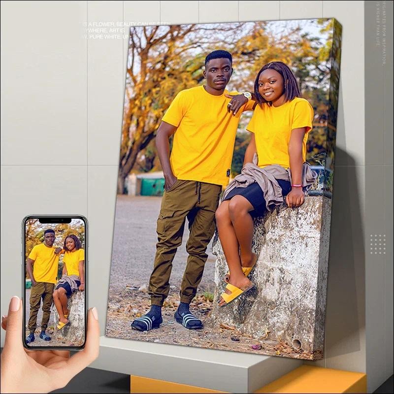 

Custom Personal Photos With Frames Canvas Paintings Custom Posters Birthday Gifts Art Photos Pets Wedding Photos Business Logo