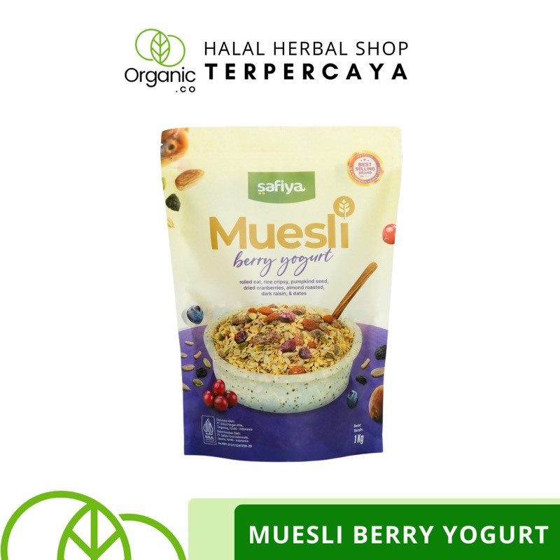 

SEREAL VIRAL Muesli Berry Yogurt Safiya | Makanan Diet Rendah Lemak