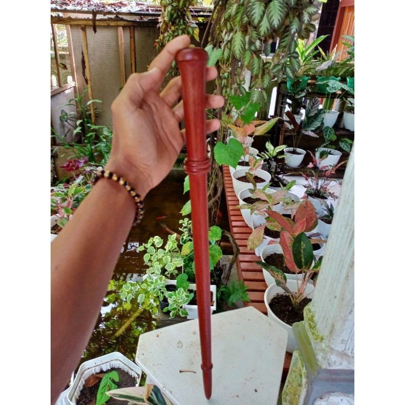 TONGKAT KOMANDO AKAR GALIH KAYU NAGASARI CIREBON TUA NGURAK