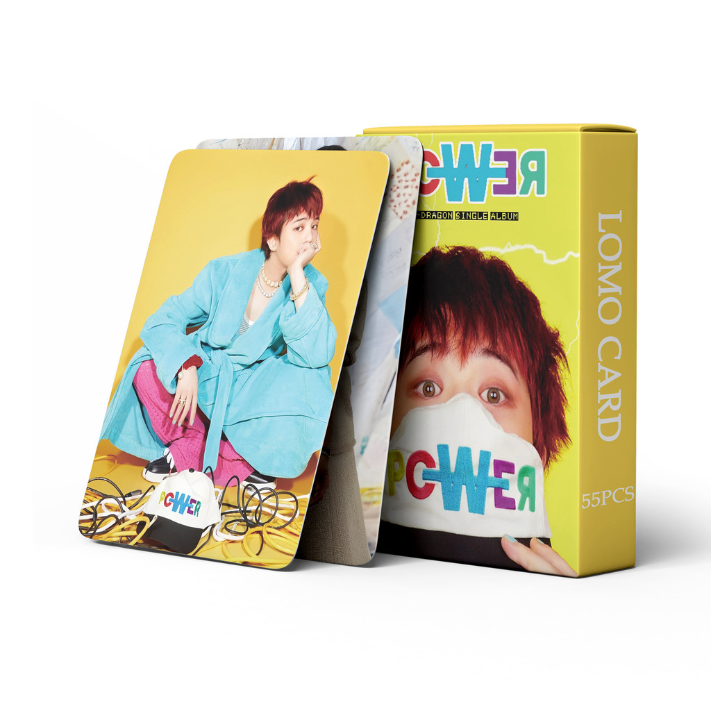 

55 pcs in stock BIGBANG POWER G-DRAGON Fan Collection Card HOME SWEET HOME Photo card postcard lomo card
