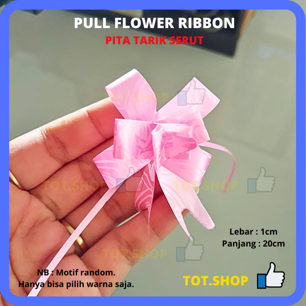

[Min 5] [isi 10pcs] Lebar 1CM KECIL Panjang 20cm Pita Tarik Pita Serut Parcel Kado Souvenir Pull Ribbon Bow Lace Murah Polos Warna Cantik