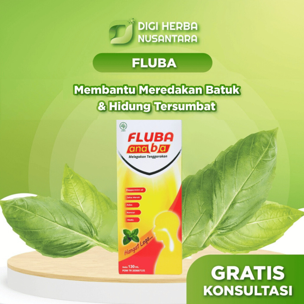 

FLUBA ANABA 130ml - Membantu Meredakan Batuk & Hidung Tersumbat - 1 Botol
