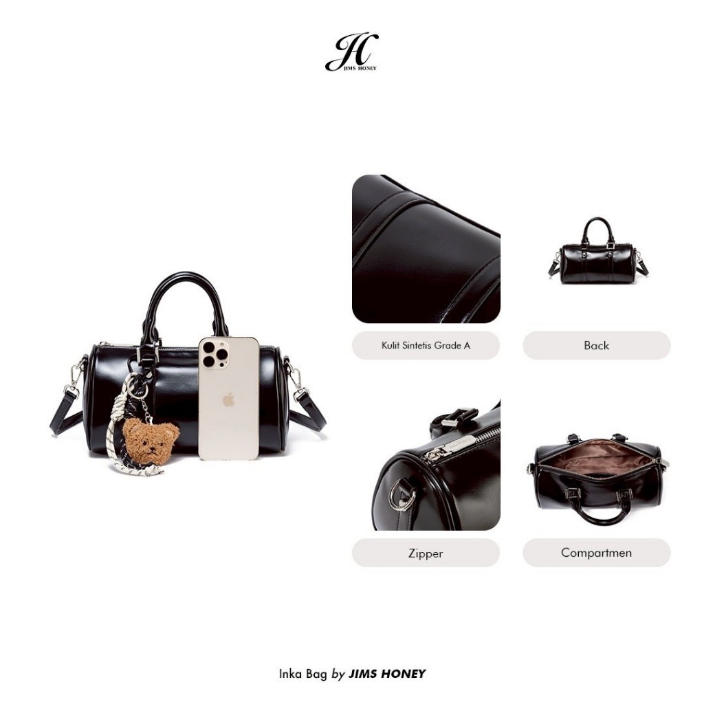 JIMS HONEY INKA BAG Tas Selempang Hand Bag Wanita Slingbag Cewek Jimshoney Trendy Elegan Kulit