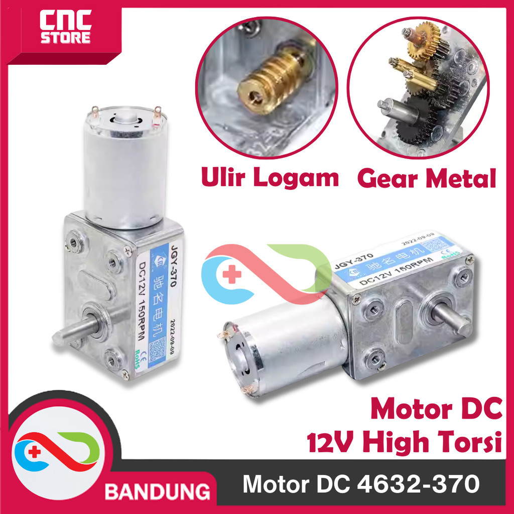MOTOR DC DINAMO GEAR BOX 12V 4632-370 HIGH TORQUE LOW SPEED GEARBOX new