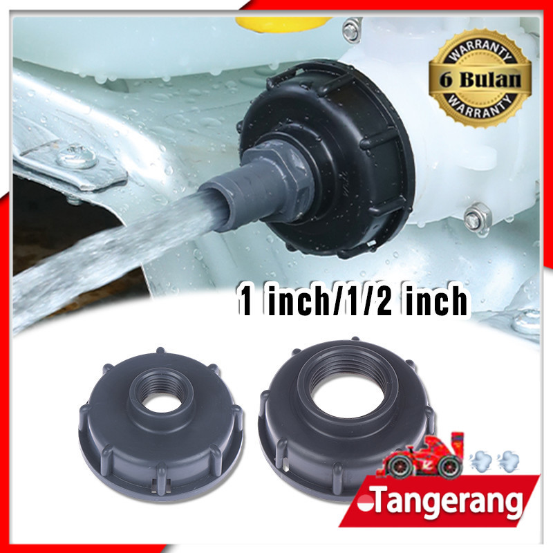 1/2" 1" Adaptor Kran Ibc / Tutup Kran Ibc / Tutup Toren Ibc / Ibc Tank Adapter Kran