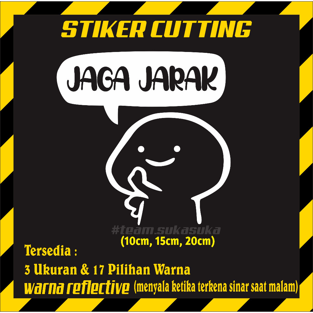 

Cutting Sticker Meme Pentol Tangan Jaga JArak Stiker Lucu Unik Keren