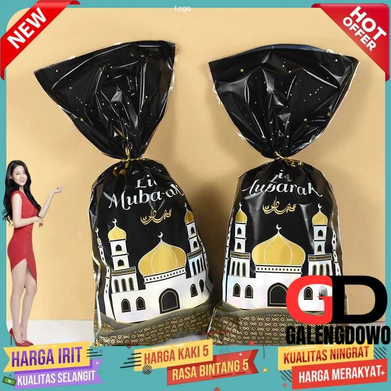 

CYZIWEI Kantong Plastik Bingkisan Kado Eid Mubarak Gift Bag 50 PCS - CZ-5