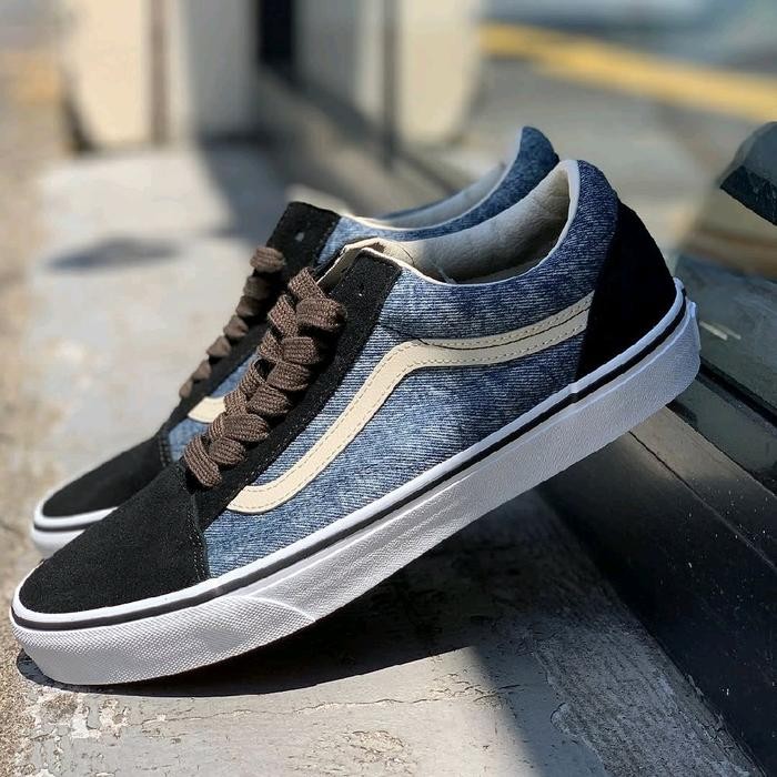 VANS OLD SKOOL DENIM NAVY ORIGINAL - 34.5
