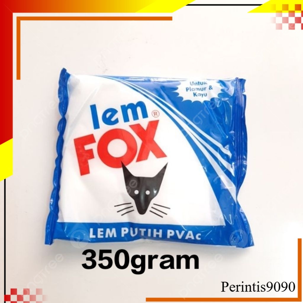 

lem kayu fox berat 350 gram/pck