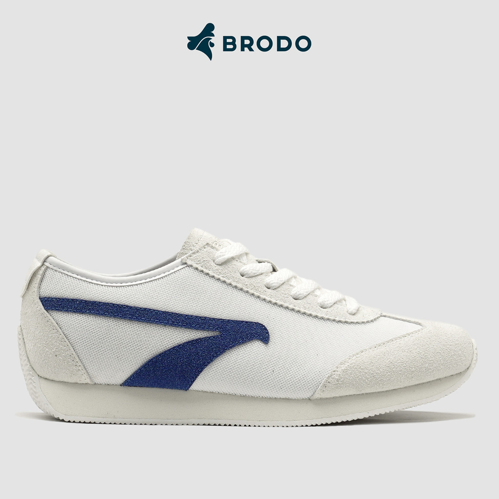 BRODO - Sneakers Tondano Beak White Blue OWS