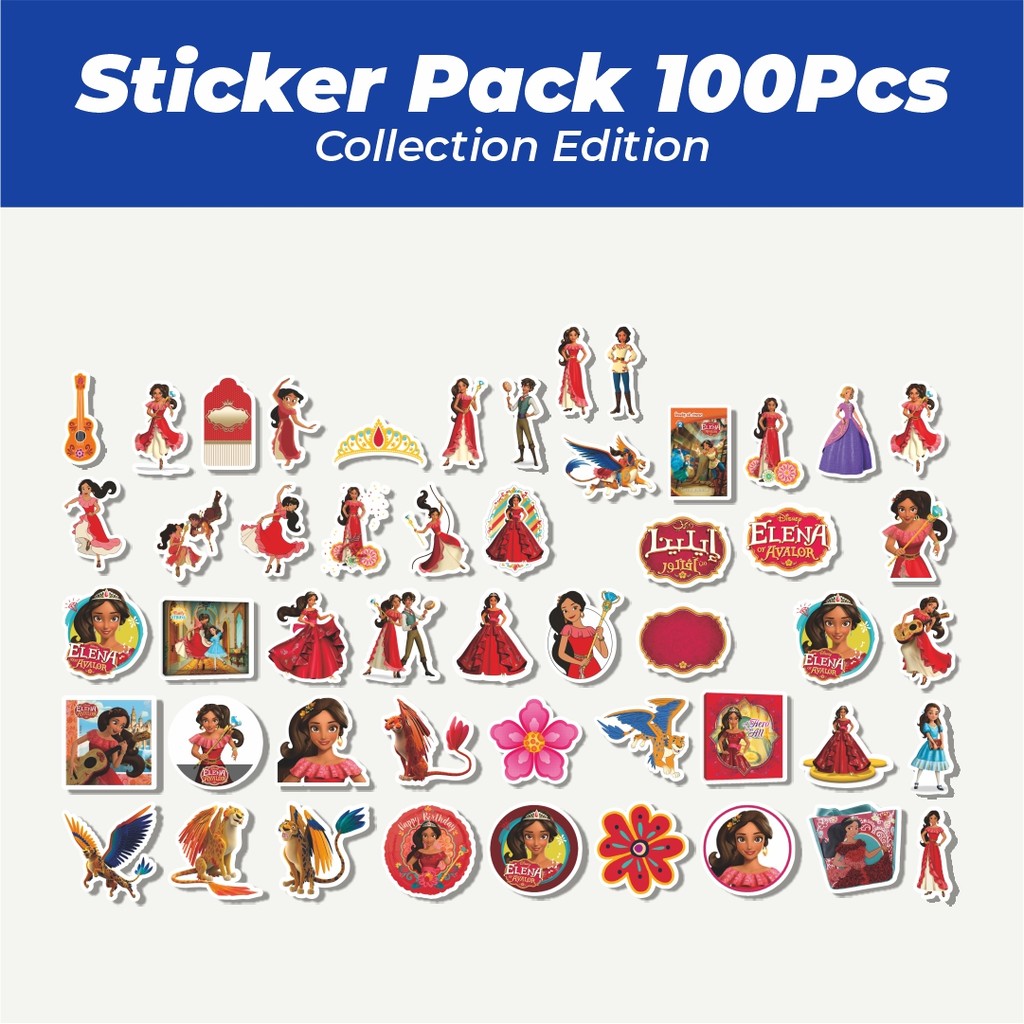

Hot Stiker Disney Series Elena Of Avalor Character Mix Lucu Anti Air Stikers Berperekat Waterproof Sticker Decal Buat Motor Helm Buku Journal Koper Casing HP Laptop Botol Minum