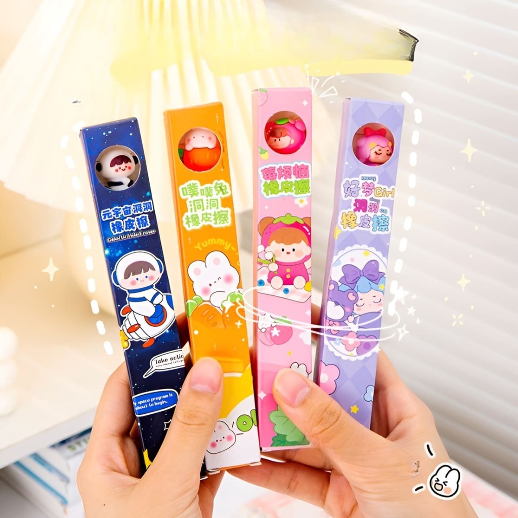 

Penghapus Eraseable Pen Pensil Boneka 3D Penghapus Boneka Lucu iMPORT - GG0354