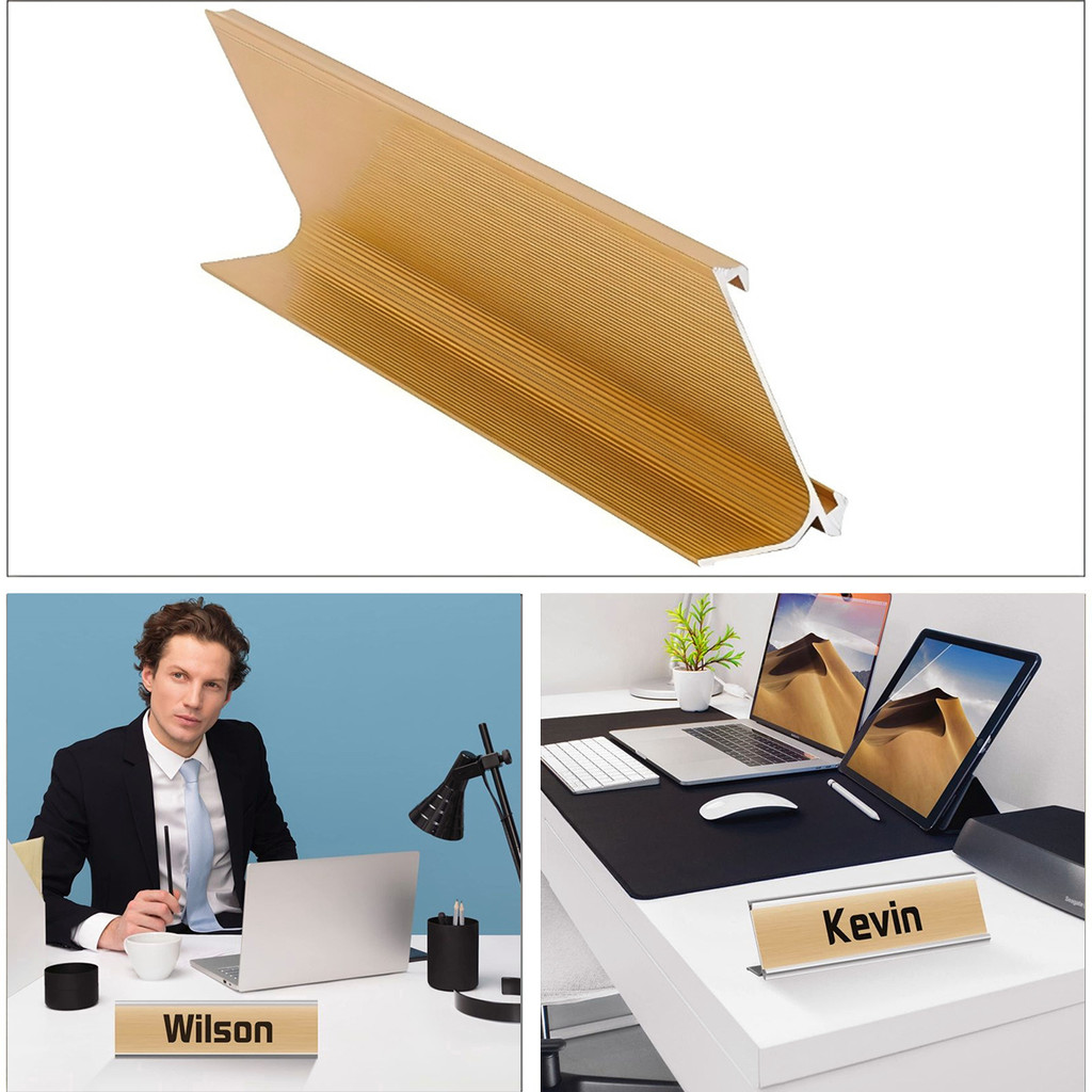 

6*18cm Label harga komoditas paduan aluminium berbentuk L,label harga meja, tanda tampilan yang dapat diganti