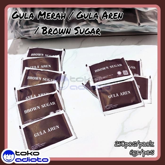 

Gula Aren Sachet isi 250pcs / Gula Merah Hotel / Gula Jawa Sachet