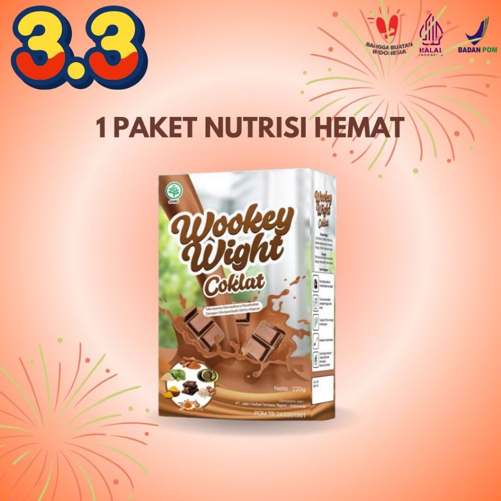 

1 PAKET NUTRISI HEMAT 4.4 - Susu Penambah Berat Badan Rasa Cokelat new