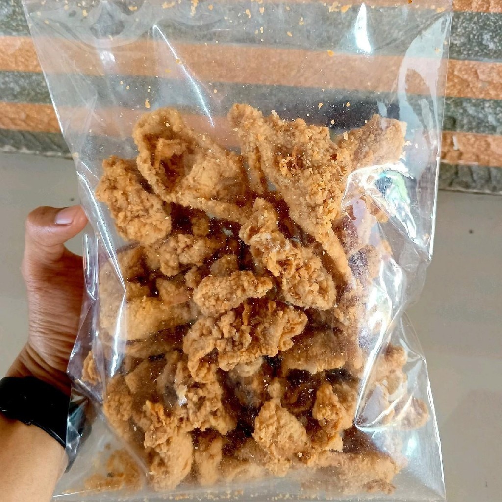 

Kulit Ayam Crispy Original Gurih dan Pedas Daun Jeruk 250GR Food, Snacks
