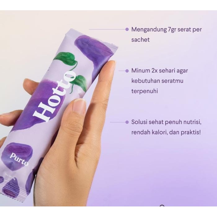 

PAKET TRIAL - MIN 2SACHET Hotto Purto Multigrain Oatmalt with ubi ungu
