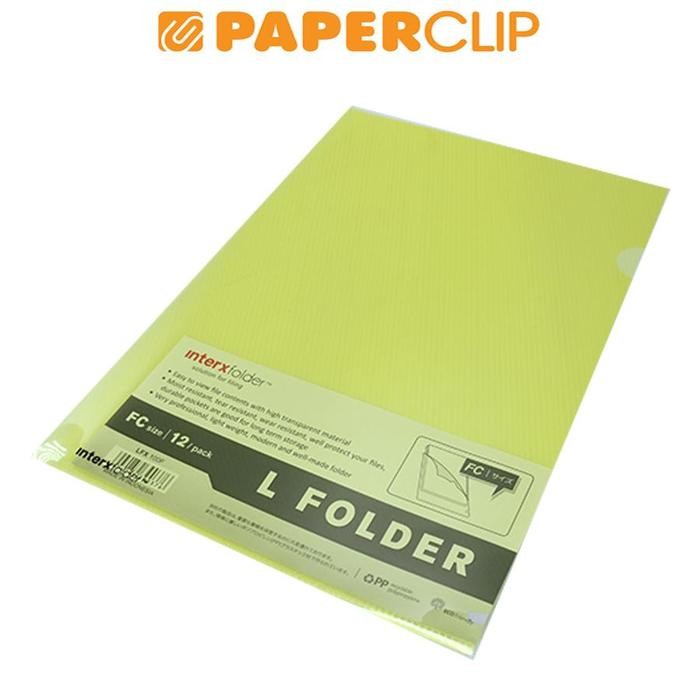 

CLEAR SLEEVES INTER X LFX100F ISI 12 YELLOW