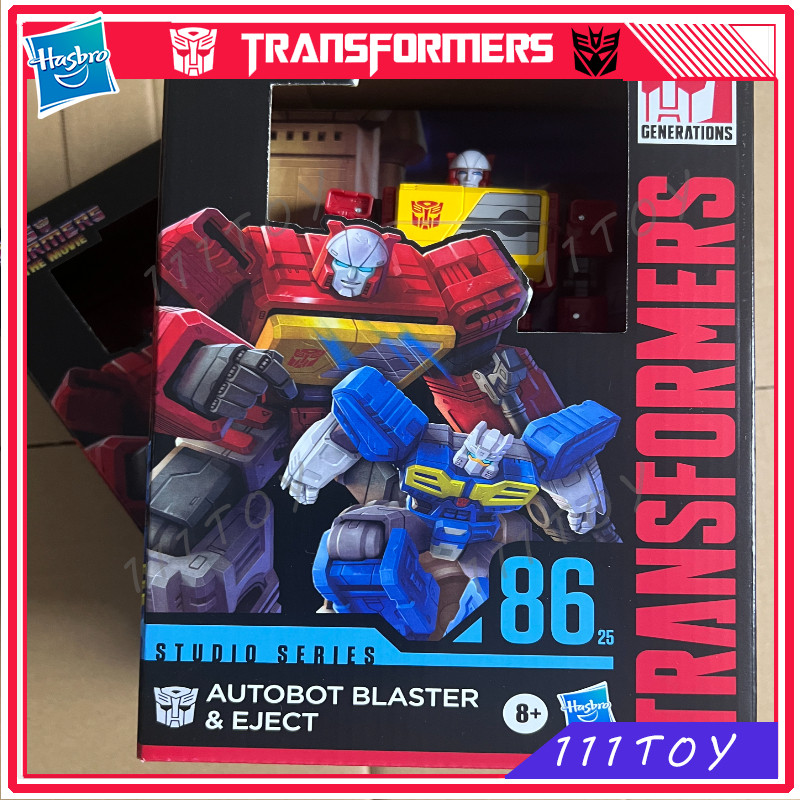 In Stock Hasbro Transformers Classic Toys The Movie1986 SS86-25 Blaster&Eject Action Figure Robot To