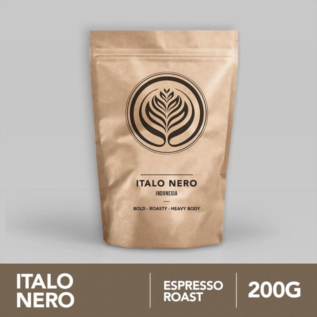 

Italo Nero 200g - Biji Kopi Arabika 200gr | Coffeenatics