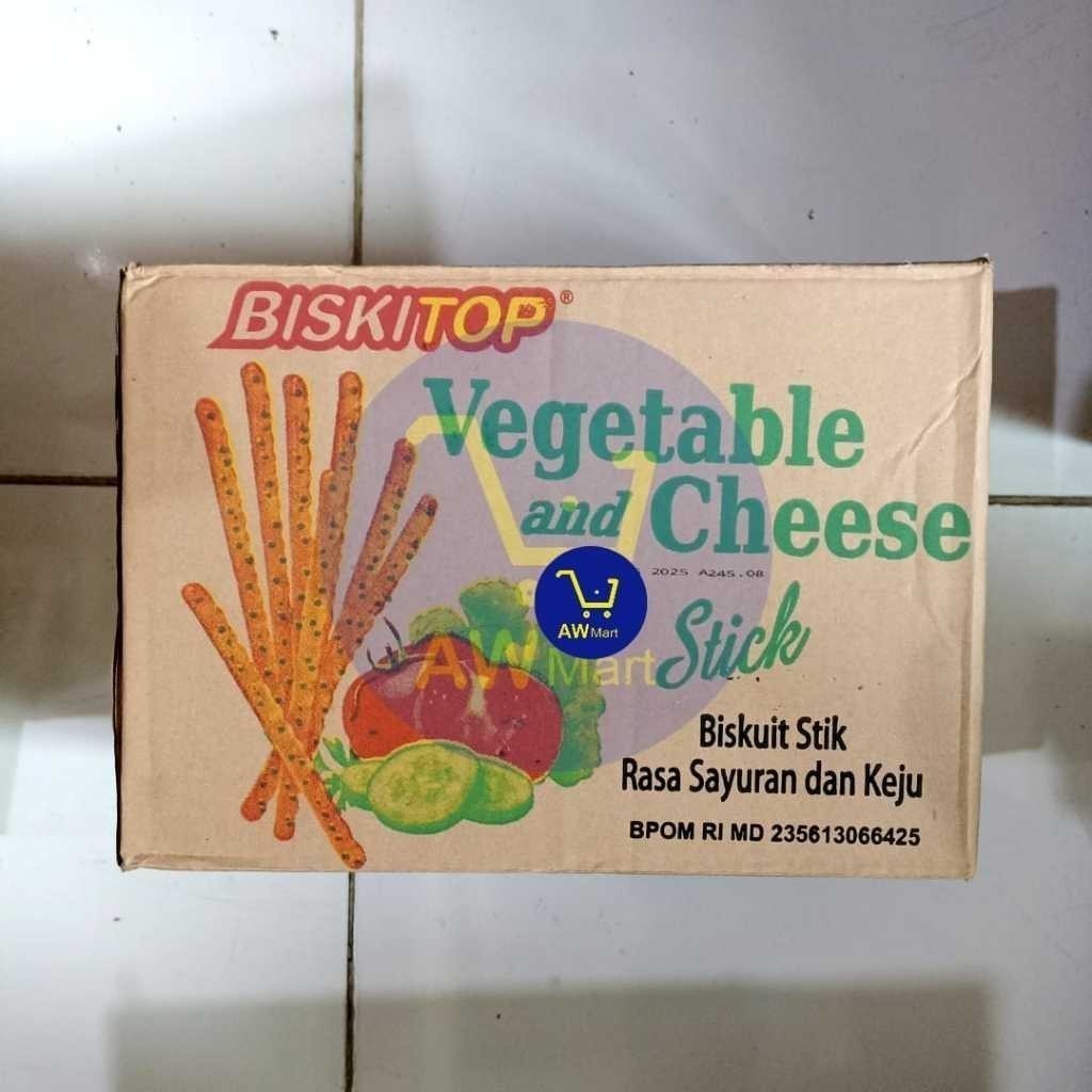 Gooku 28 Store [Per Dus/Isi 40] Biskitop Biskuit Stik Isi 40 Pcs - Biskitop Biskuit Rasa Sayuran Dan