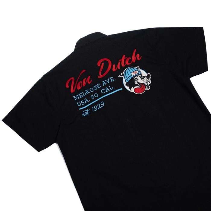 (COD) Von Dutch Casual Workshirt 1563 Black - S