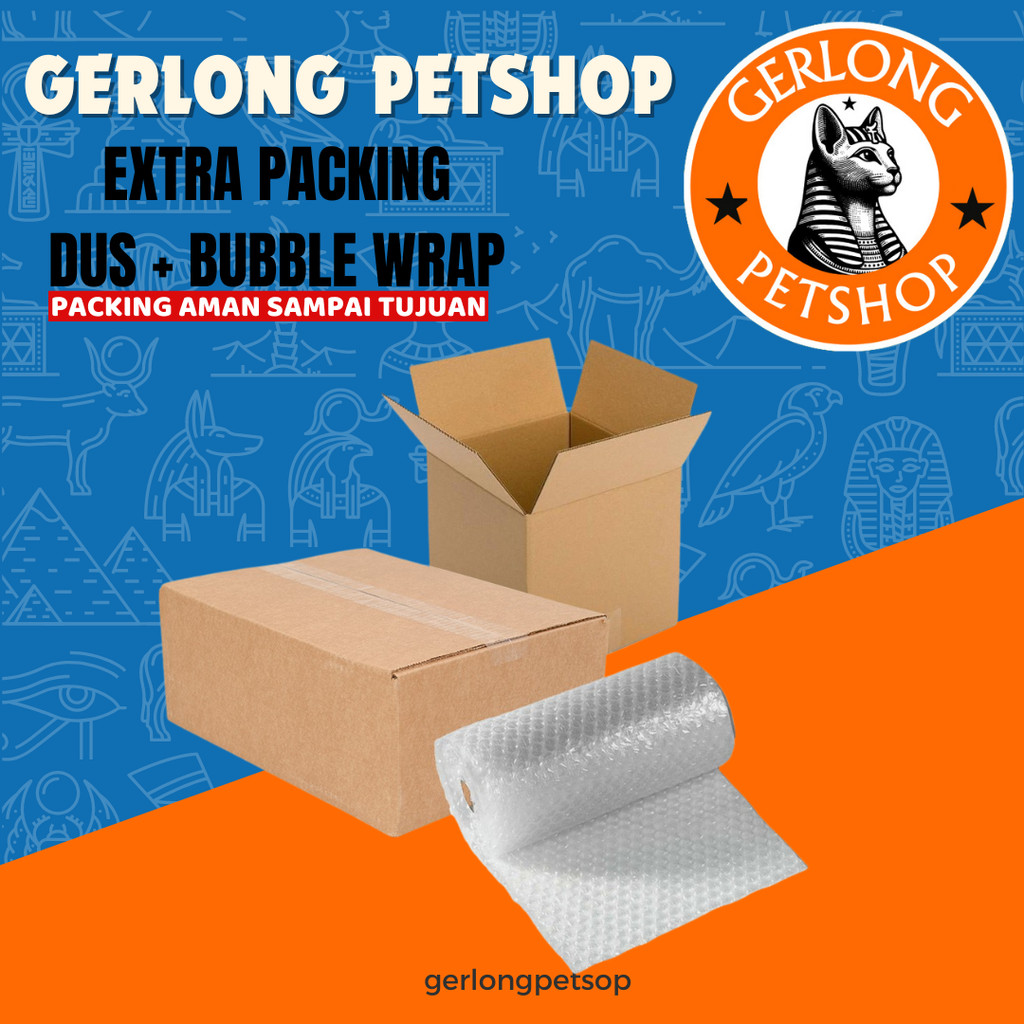 

EXTRA PACKING ( DUS + BUBBLE WRAP ) UNTUK MEMINIMALISIR KERUSAKAN