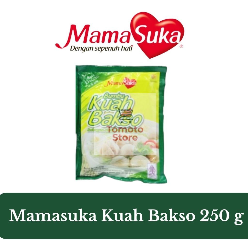 

✨ TOMOTOSTORE ✨ MAMASUKA Bumbu Kuah Bakso 250 gr