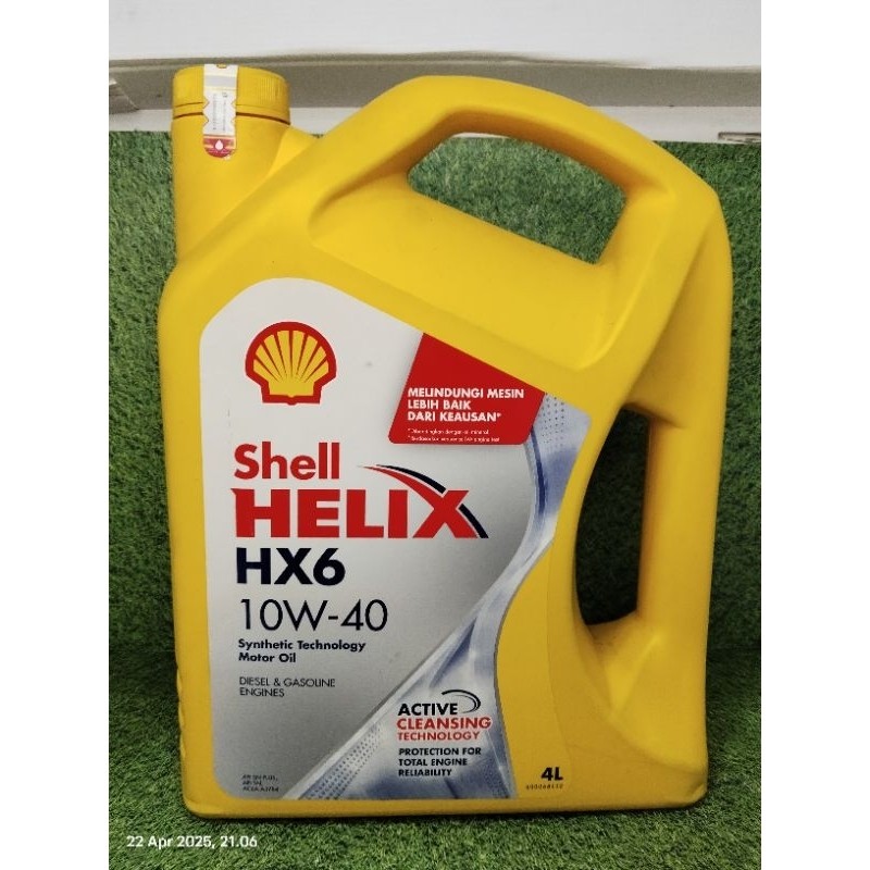 OLI OIL SHELL HELIX HX6 10W-40 PELUMAS OLI MESIN MOBIL UNIVERSAL AVANZA XENIA GRAND MAX PIC UP