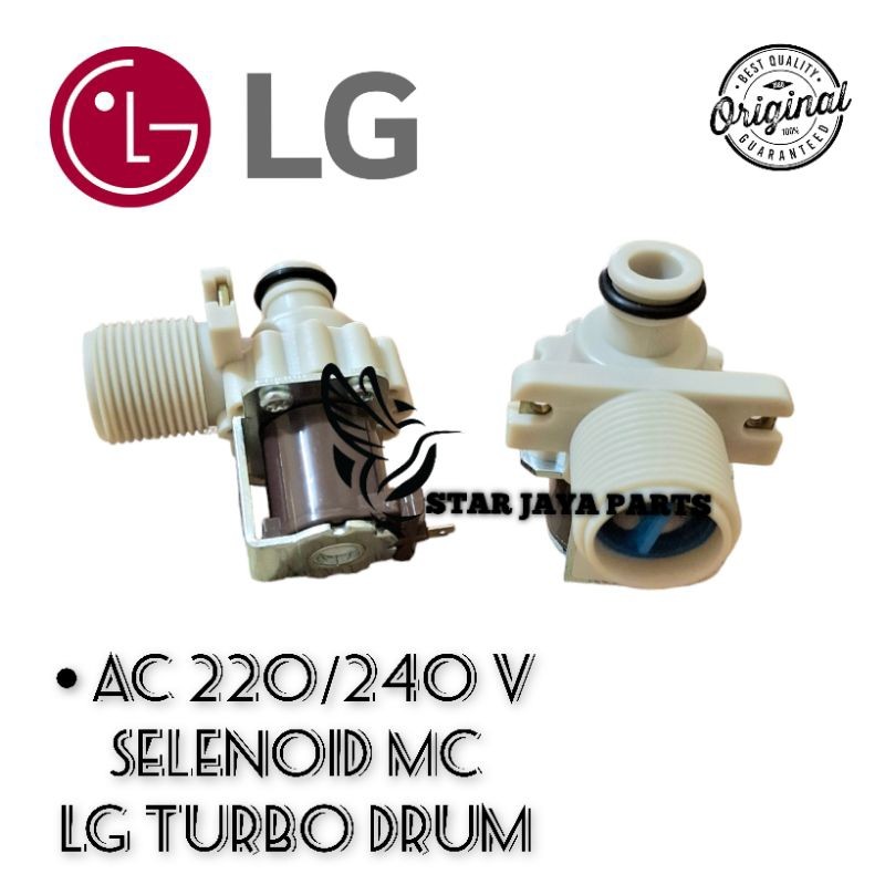 Selenoid Water Inlet Mesin Cuci LG Turbo Drum 1 Tabung