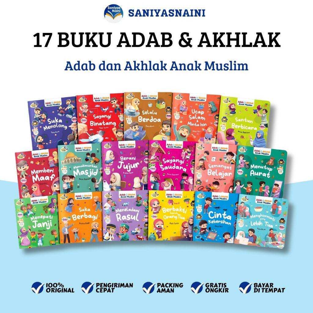 

Ziyadbooks Official Buku Baca Cerita Adab dan Akhlak Anak Muslim Bergambar Islami 2 3 4 Tahun Tk Sd