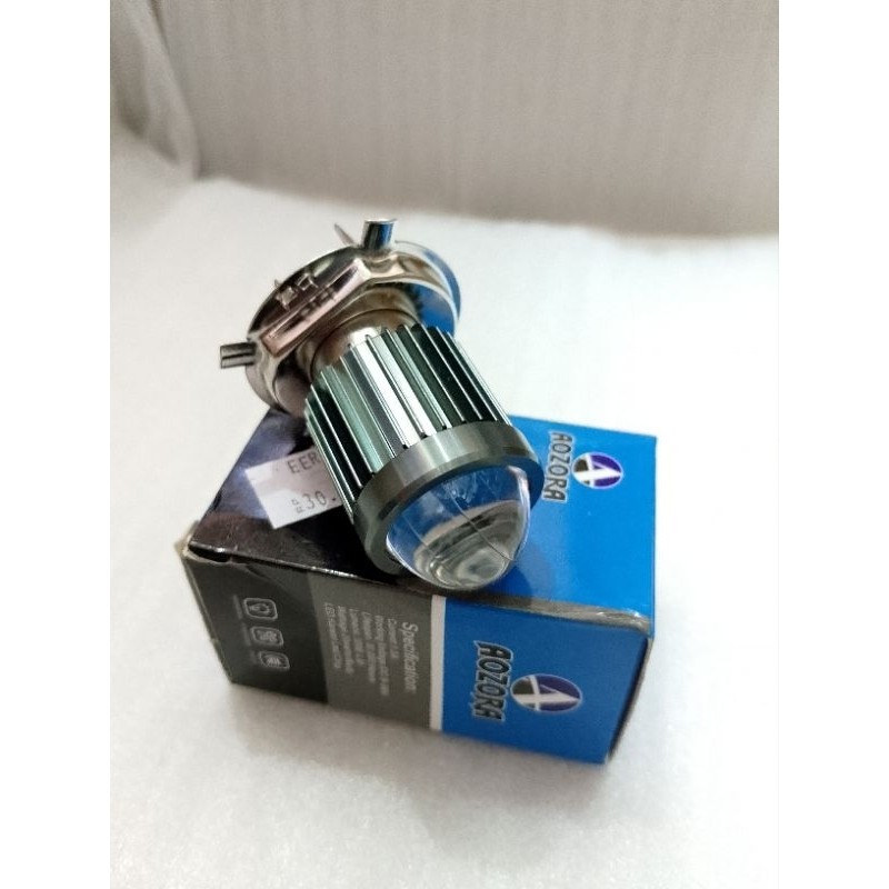 Lampu LED H4 Laser 2 Warna Kuning Putih Aozora