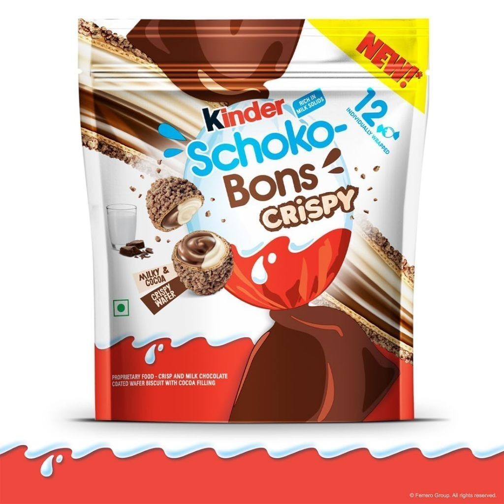 

Coklat KINDER Schoko Bons Crispy isi 12pcs