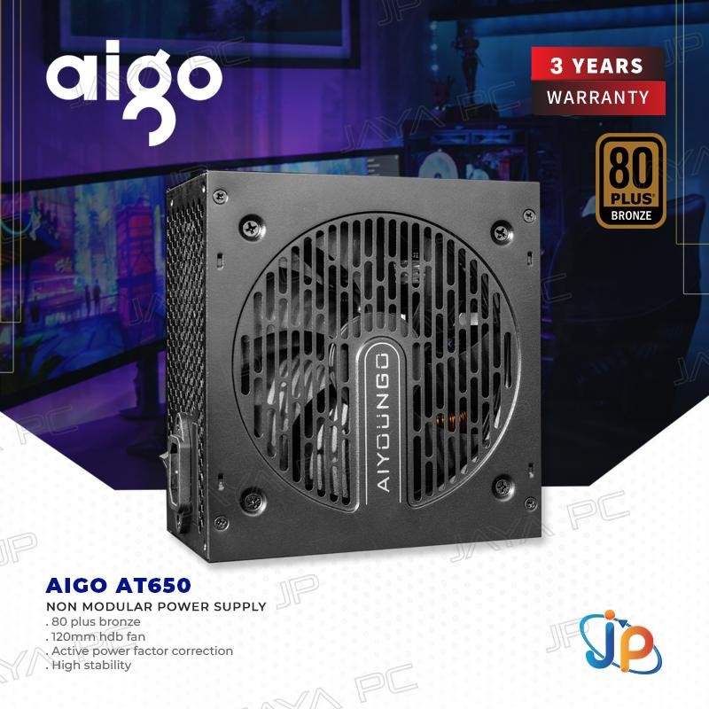 Aigo AT650 650W PSU - Power Supply 650Watt 80+ Bronze
