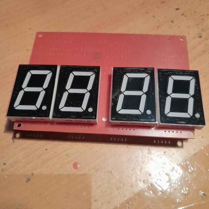 Part PCB Arduino Driver 74HC595 595 seven segment 1.2 inch 4 digit timer CA