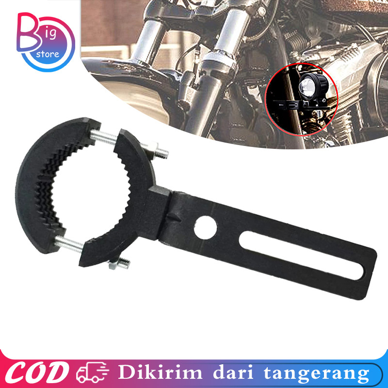 Breket Lampu Tembak Dudukan Lampu Tembak Motor Universal Bracket Dudukan Lampu Depan Bumper